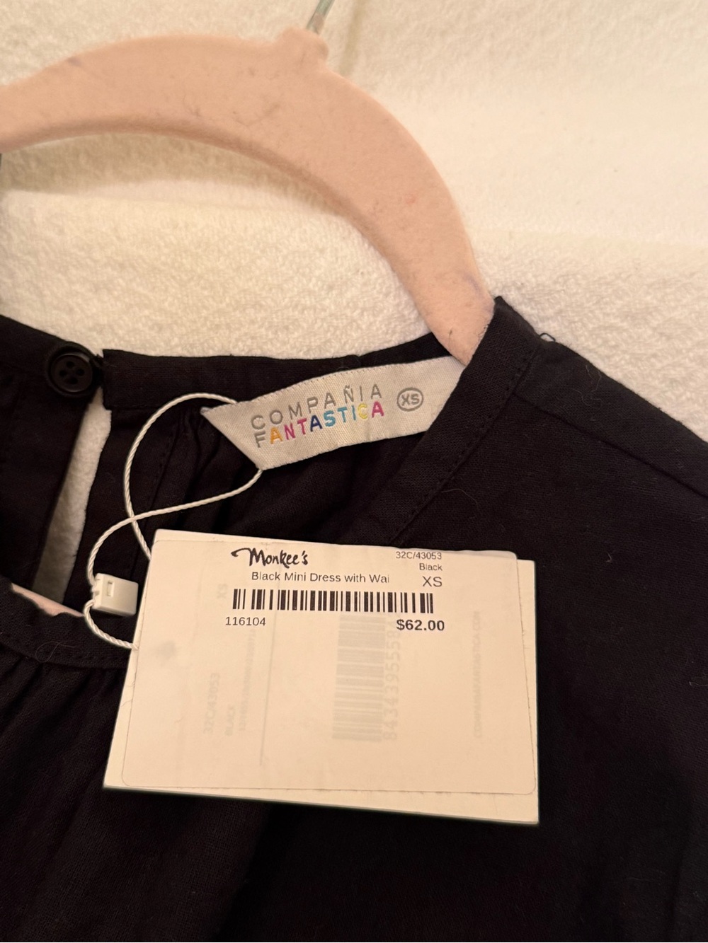 Compañia Fantastica— NWT: Black Cutout Midi Dress Size: XS - Picture 7 of 7